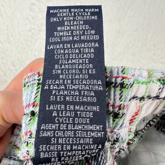 Toddler Boy's Izod Madras Shorts Sz 24M Plaids Front Pockets Elastic Waist - Picture 5 of 5